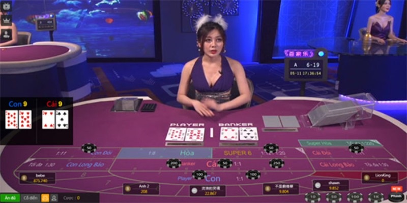 Người chơi Casino có thể lựa chọn nhiều cửa cược có sẵn tại Vin777